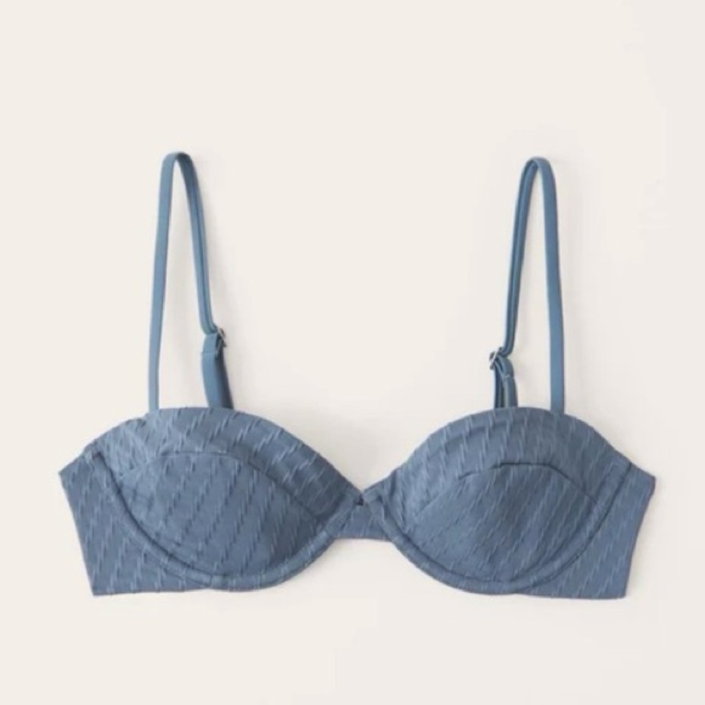 Abercrombie Underwire Bikini Top in Blue